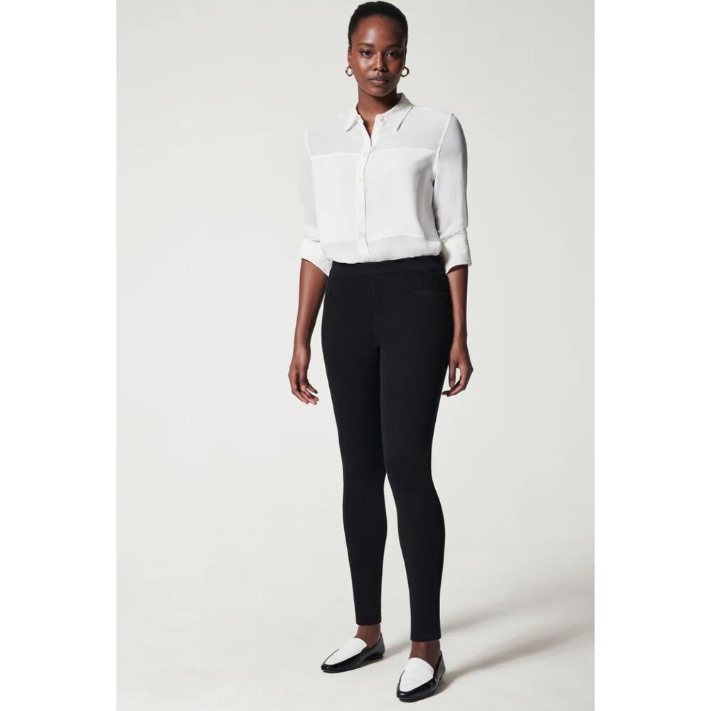 Spanx Jean-ish Ankle‎ Leggings Black Size S NEW